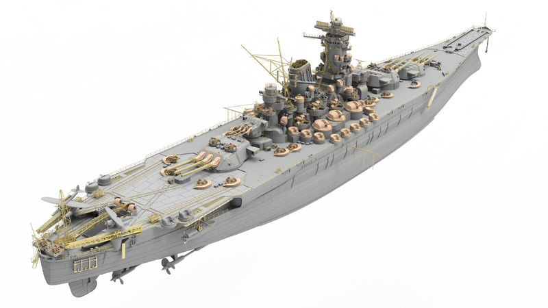 Набор класса люкс Very Fire 1/350 IJN Yamato Warship Battleship (BELBV350902DX)