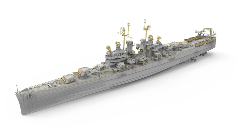 Very Fire 1/700 USS Cleveland Deluxe Kit Battleship Warship(VF700920DX)