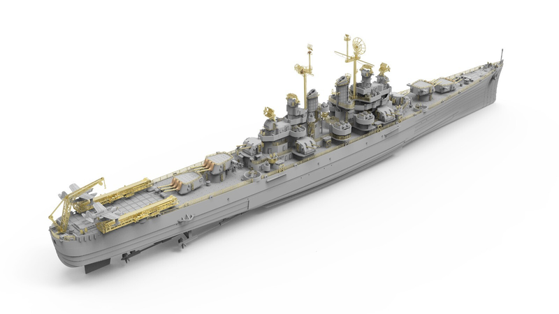 Very Fire 1/700 USS Cleveland Deluxe Kit Battleship Warship(VF700920DX)