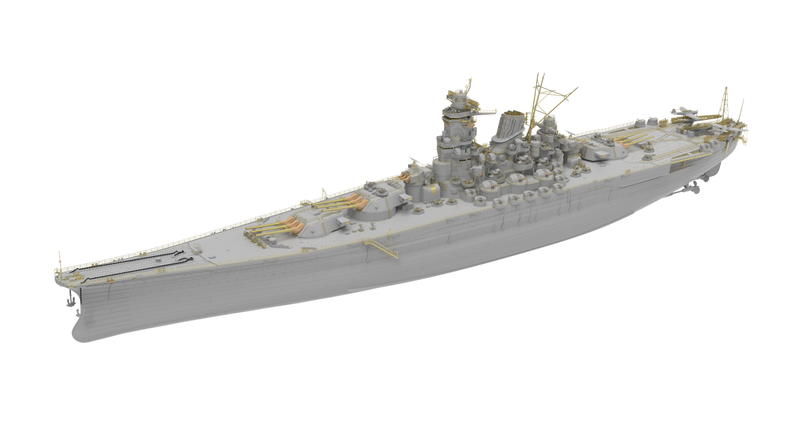 Very Fire 1/350 IJN Yamato Warship Kit Advanced Version (BELBV350902AD)