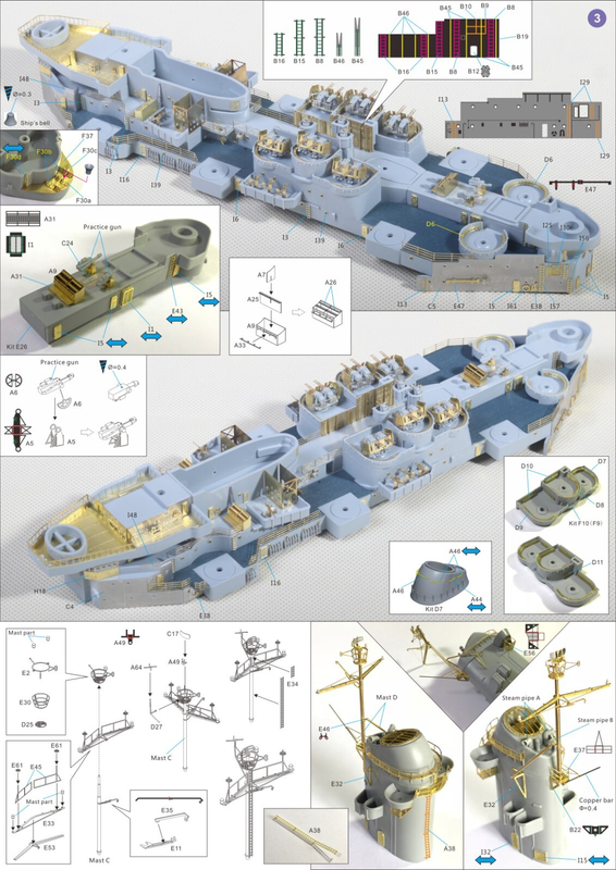 Very Fire 1/350 USS Missouri Deluxe version Battleship(VF350909DX)