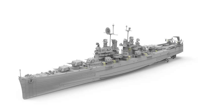 Very Fire 1/700 USS Cleveland Deluxe Kit Battleship Warship(VF700920DX)