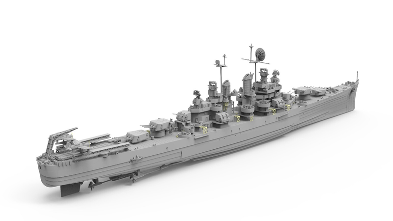 Very Fire 1/700 USS Cleveland Deluxe Kit Battleship Warship(VF700920DX)