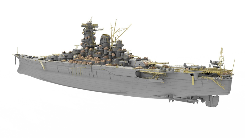Набор класса люкс Very Fire 1/350 IJN Yamato Warship Battleship (BELBV350902DX)