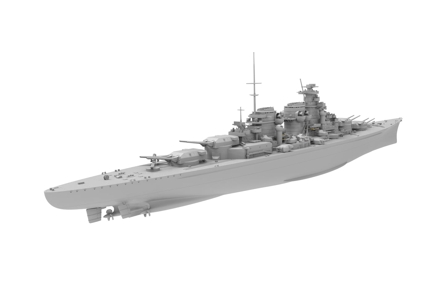 Very Fire 1/700 German Battleship H-class Hutten Standard Version (VF700906)