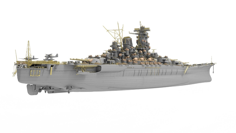 Набор класса люкс Very Fire 1/350 IJN Yamato Warship Battleship (BELBV350902DX)