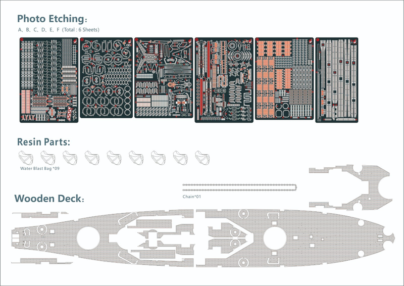 Very Fire 1/700 USS Missouri Standard Kit (VF700909)