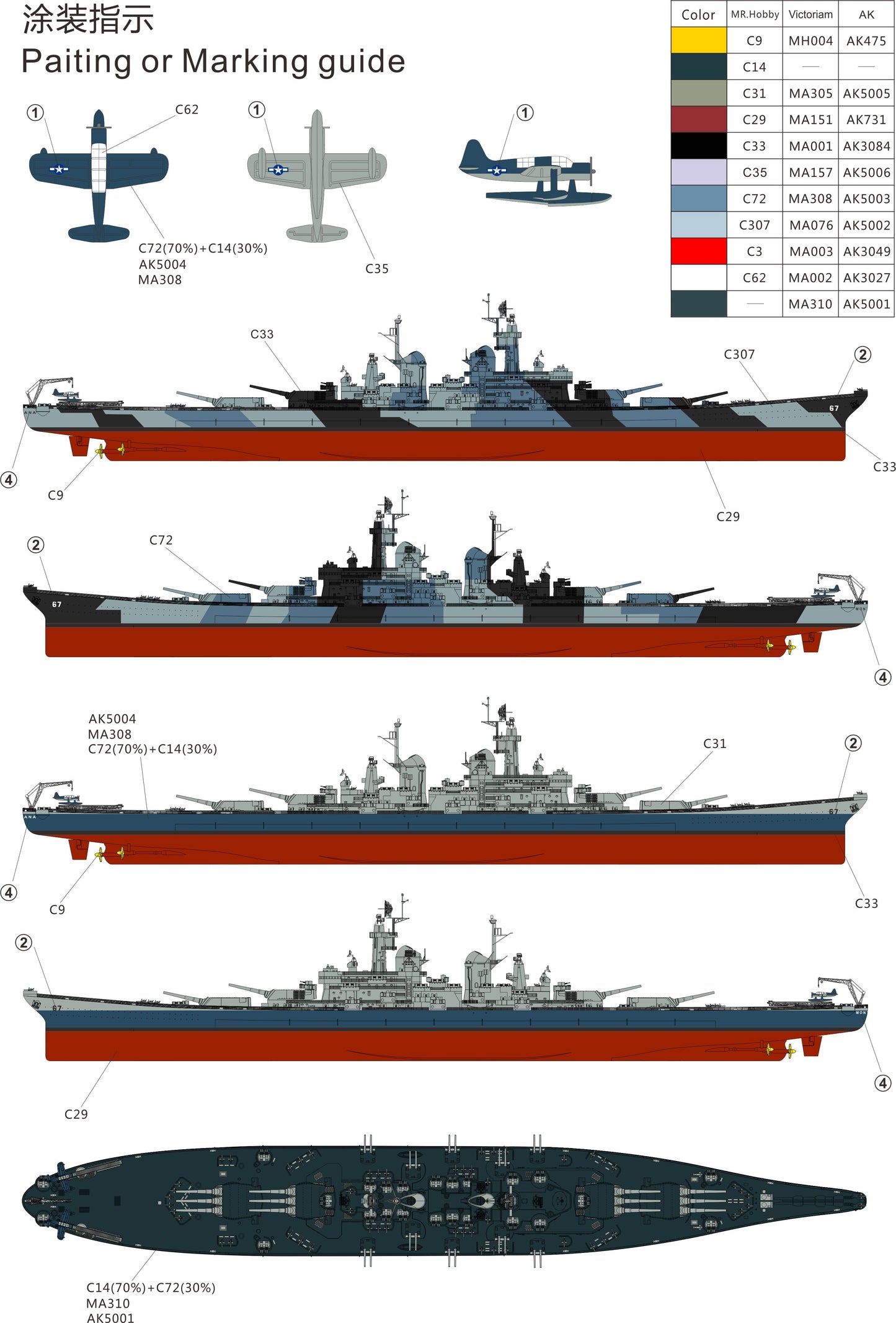Very Fire 1/700 USS Montana Deluxe Version (VF700901DX)