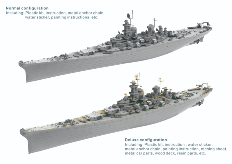 Very Fire 1/700 USS Missouri Standard Kit (VF700909)