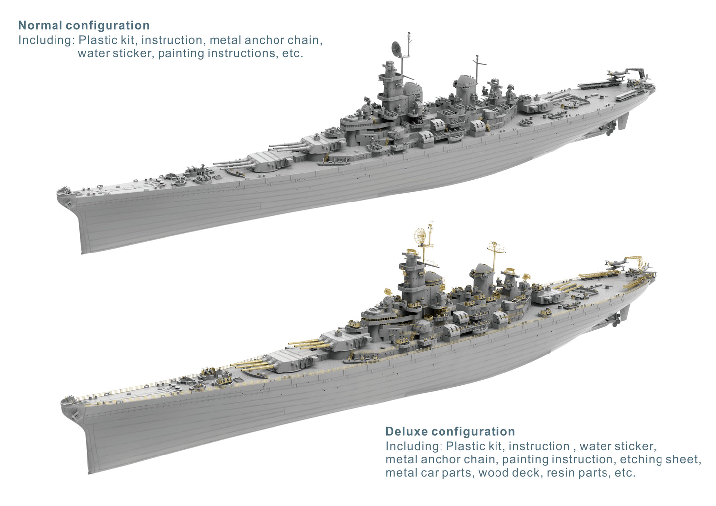 Very Fire 1/700 USS Missouri DX version (VF700909DX)