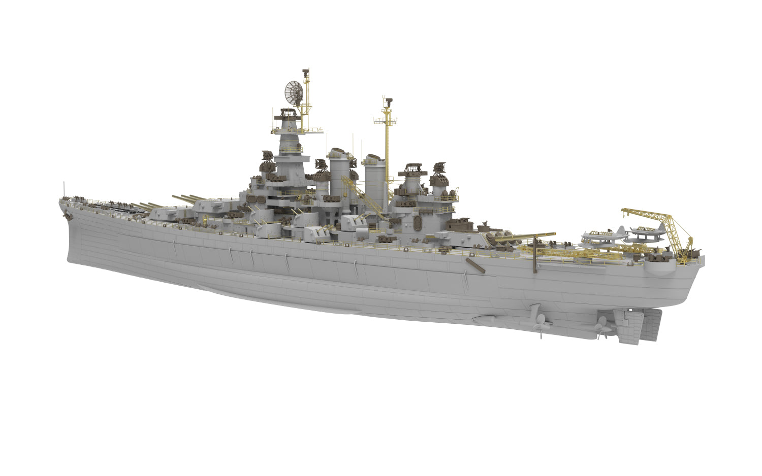 Pre-order Very Fire 1/350 USS North Carolina kit (BB-55) Deluxe