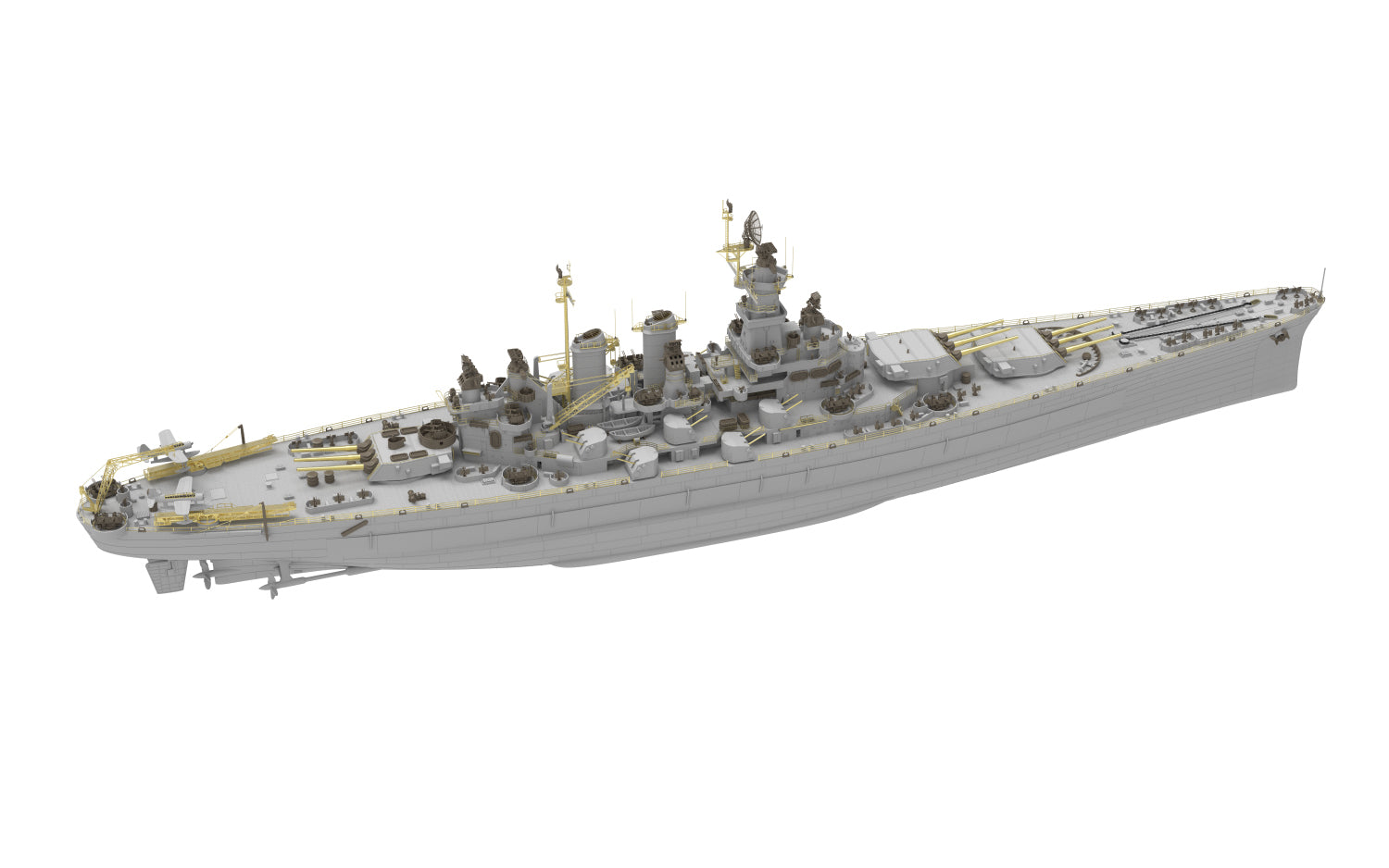 Pre-order Very Fire 1/350 USS North Carolina kit (BB-55) Deluxe