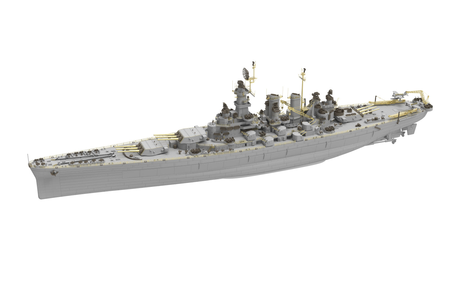 Pre-order Very Fire 1/350 USS North Carolina kit (BB-55) Deluxe