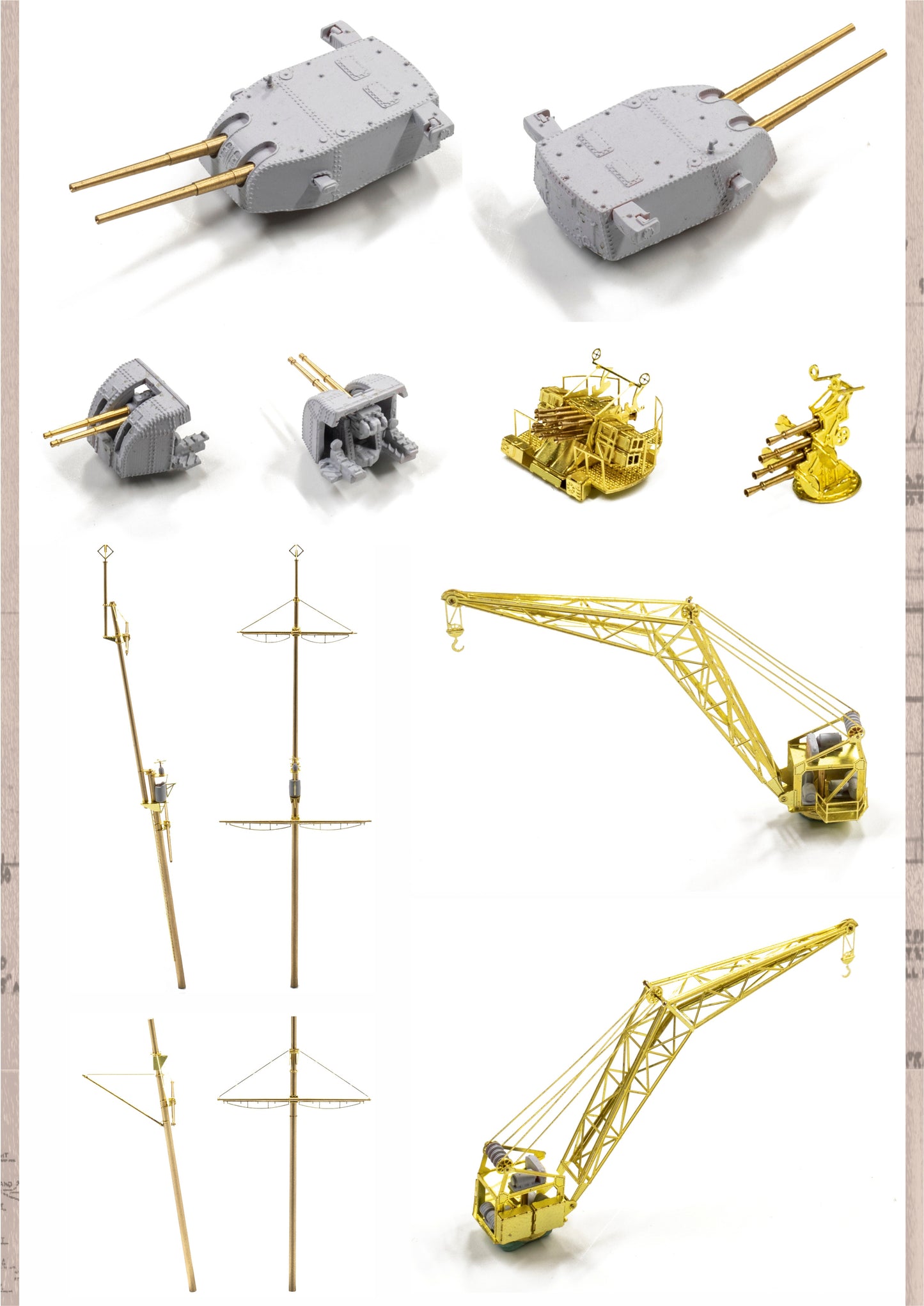 Very Fire 1/350 HMS Cornwall Detail Up Set(For Trumpeter) VF350024