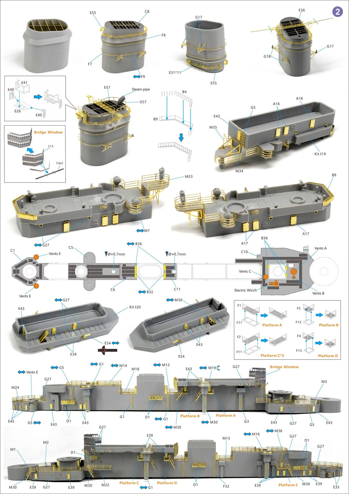 Very Fire 1/350 USS Salem Standard Kit / Deluxe Version (VF350919/VF350919DX)