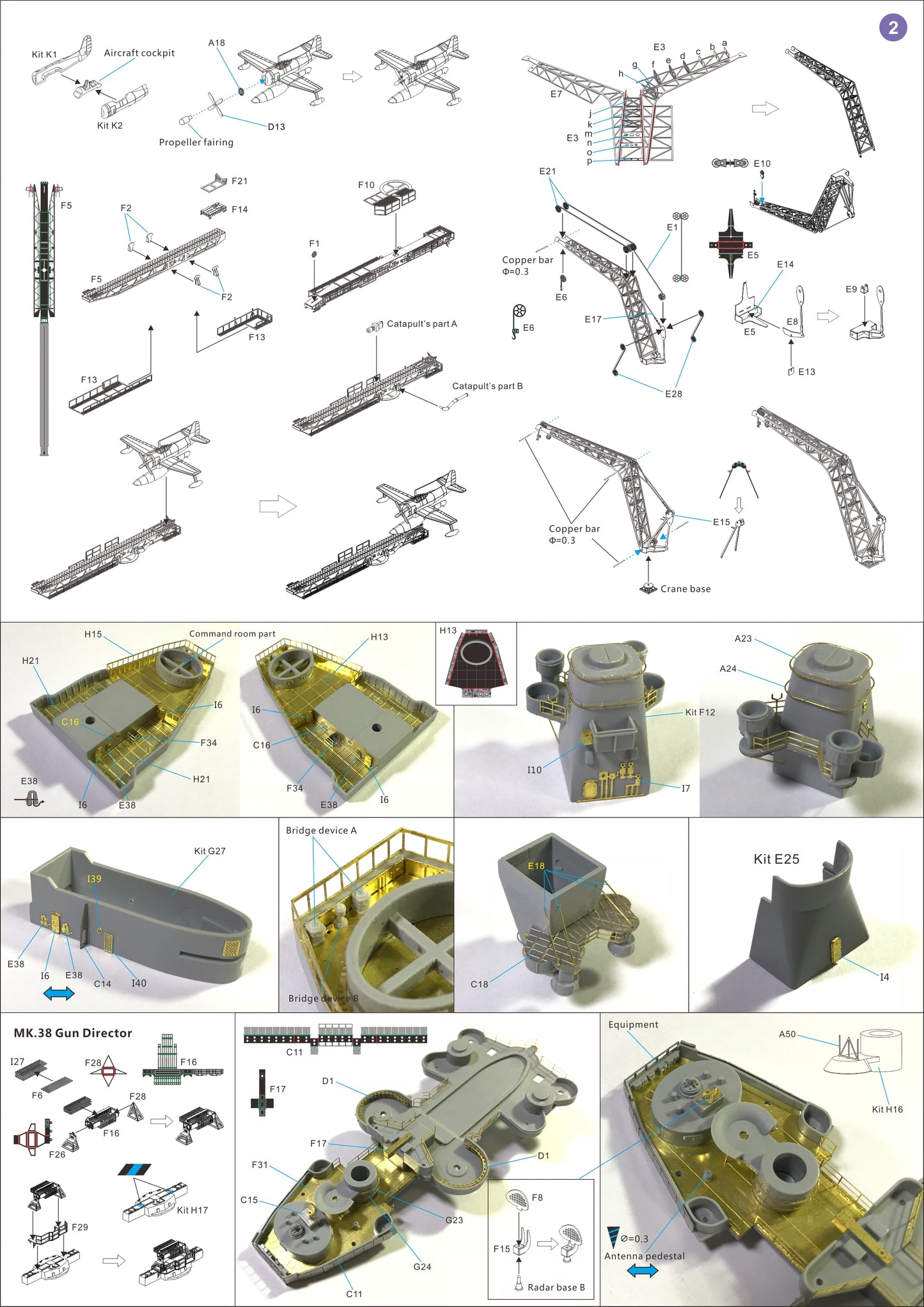 Very Fire 1/350 USS Missouri Detail Up Set(For VeryFire) VF350009