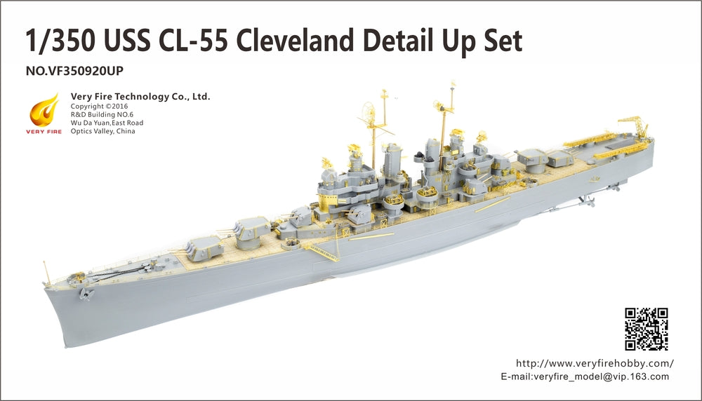 Very Fire 1/350 USS Cleveland Detail Up Set(For VF350920)  VF350920UP