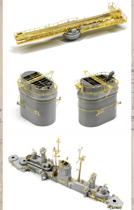 Very Fire 1/350 USS Des Moines Detail Up Set(For VeryFire)  VF350023