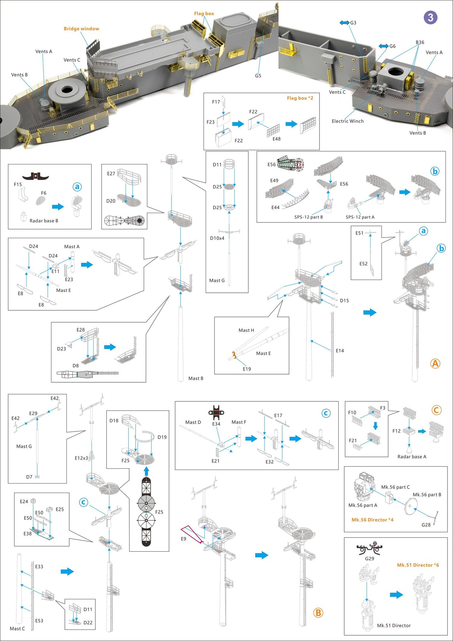 Very Fire 1/350 USS Salem Standard Kit / Deluxe Version (VF350919/VF350919DX)