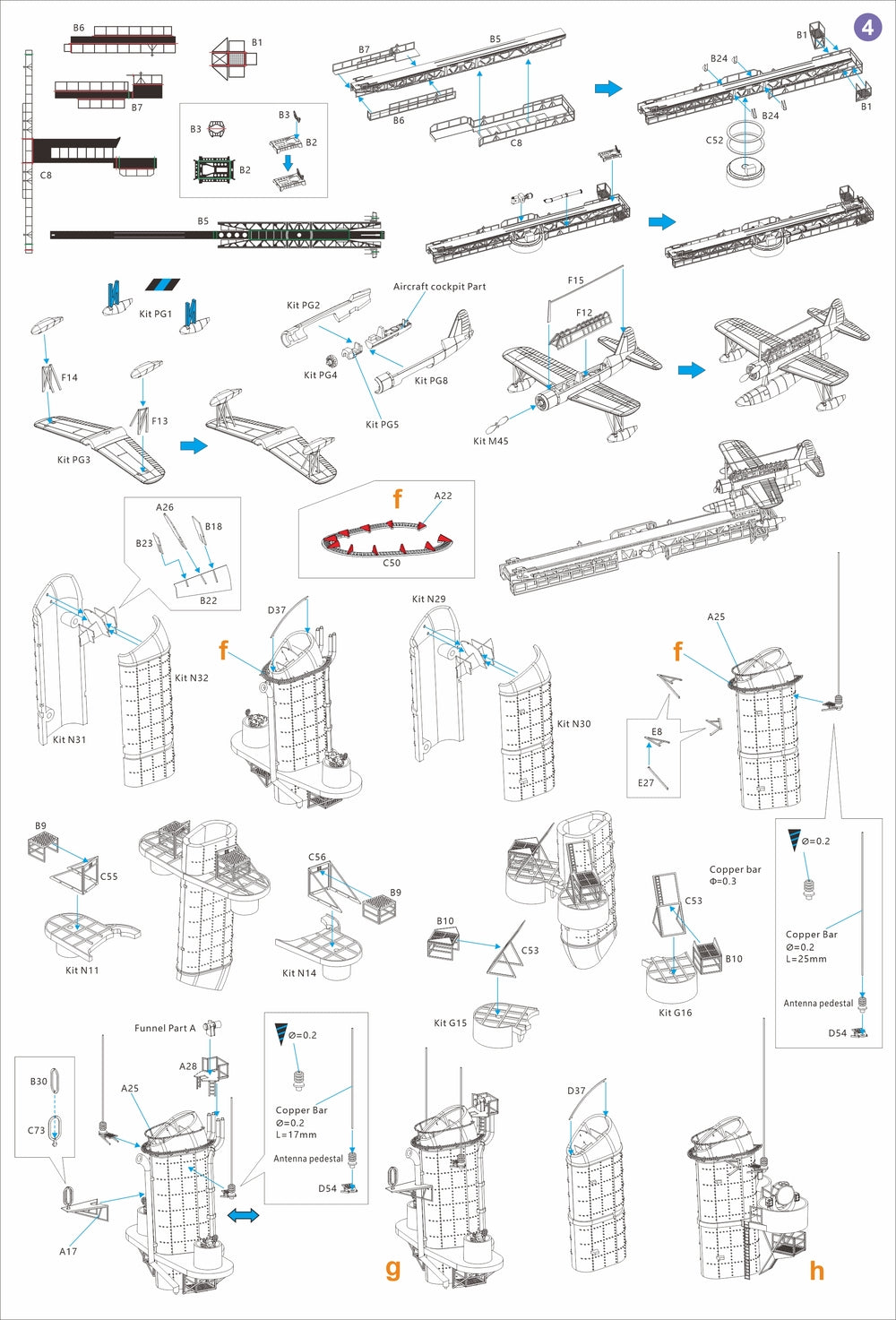 Very Fire 1/350 USS Cleveland Detail Up Set (For VF350920)