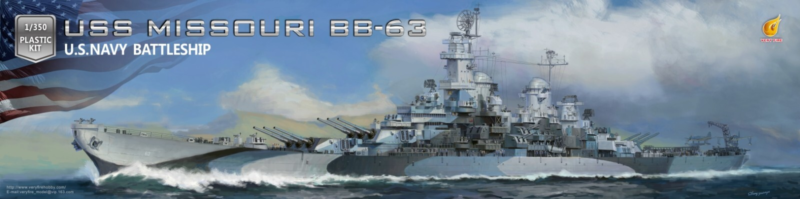 Линейный корабль USS Missouri Deluxe, масштаб 1/350 (VF350909DX) 