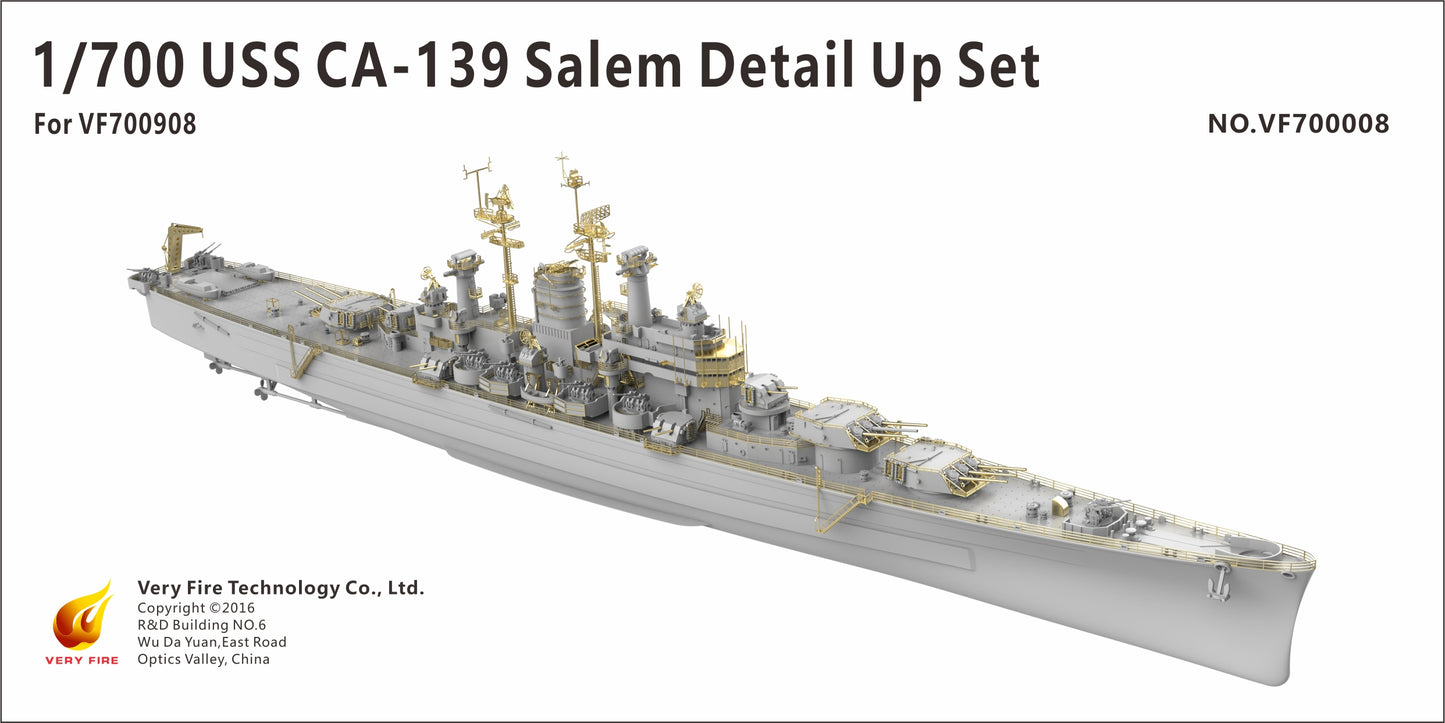 Very Fire 1/700 USS Salem Standard Kit / Deluxe Kit (VF700908)/(VF700908DX)