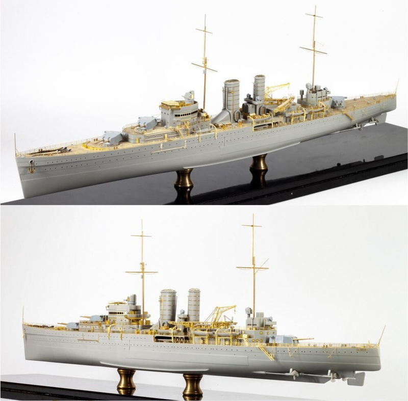 Very Fire 1/350 HMS Exeter Detail Up Set Battleship For Trumpeter) (VF350020)