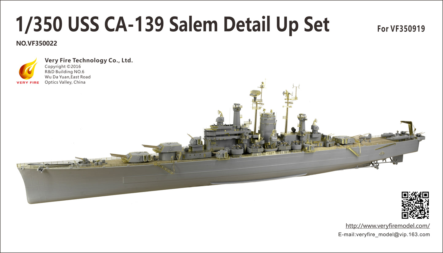 Very Fire 1/350 USS Salem Detail Up Set(For VeryFire) VF350022