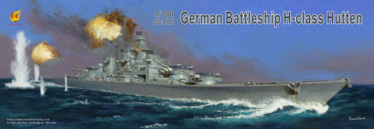 Very Fire 1/700 German Battleship H-class Hutten Standard Version (VF700906)