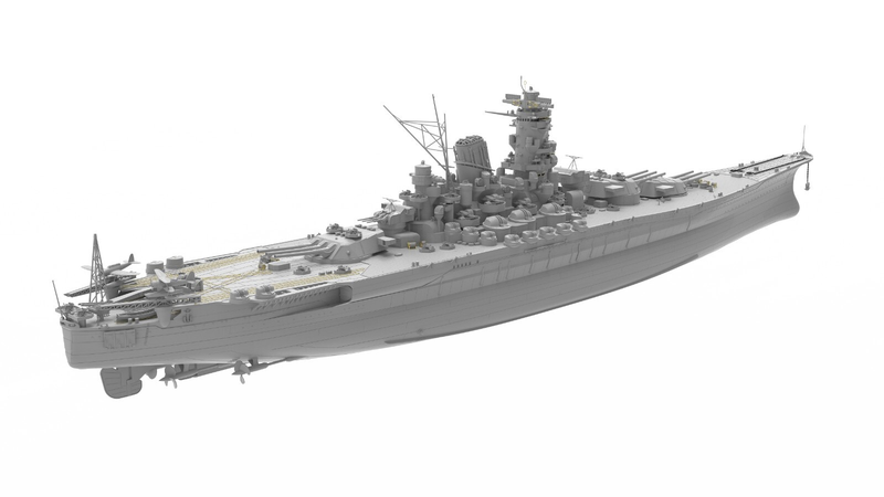 Стандартный набор для линкора IJN Yamato Warship Battleship в масштабе 1/350 Very Fire (BELBV350902) 
